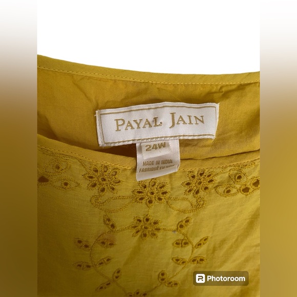 Mustard color maxi dress from anthropology size 24 - Picture 3 of 6